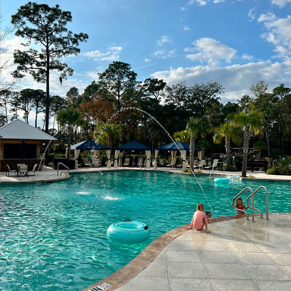 Hilton Head National RV Resort Pool Area