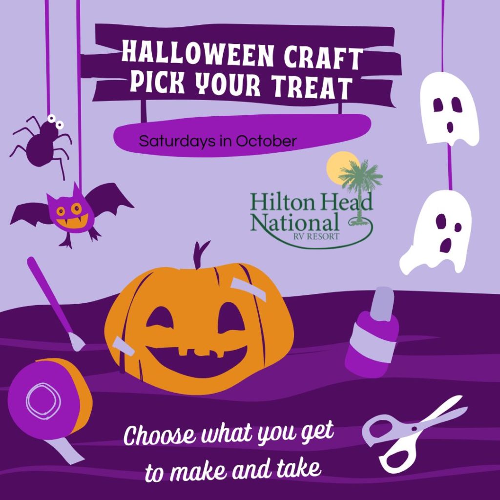Halloween Craft Pick Your Treat Hilton Head National RV