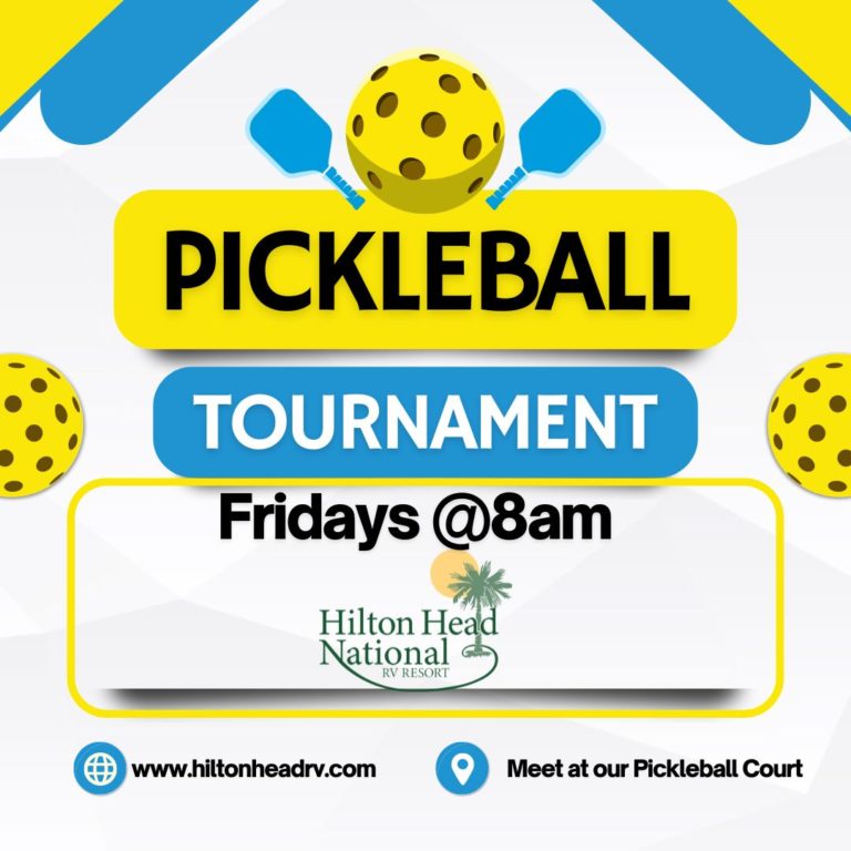 Pickleball Tournament Hilton Head National RV