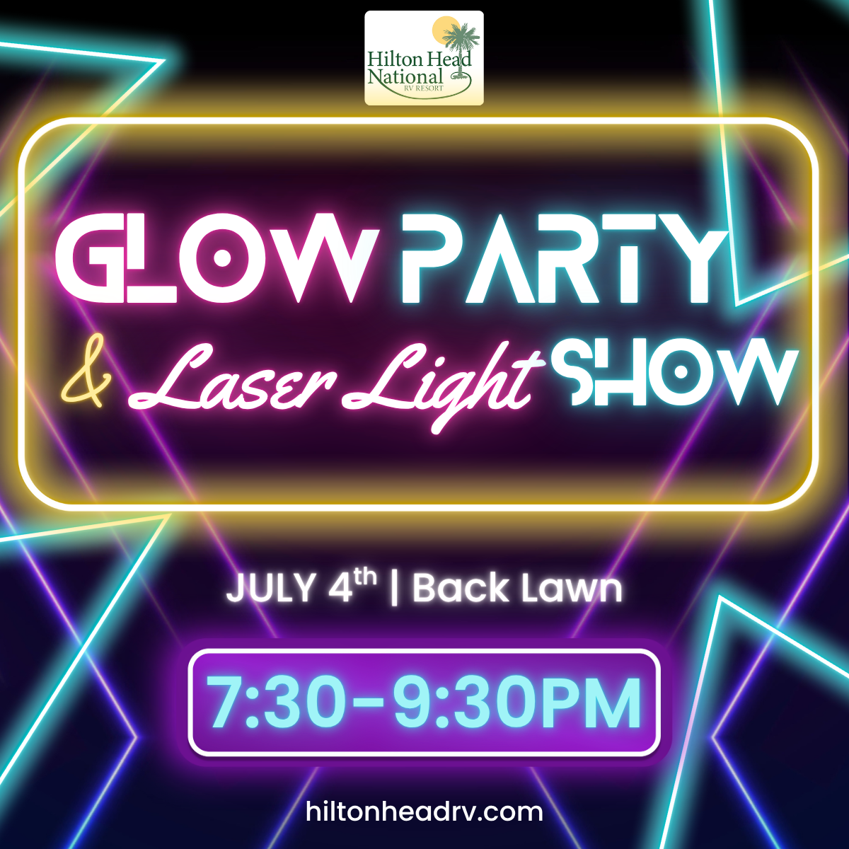 Glow Party & Laser Light Show Graphic