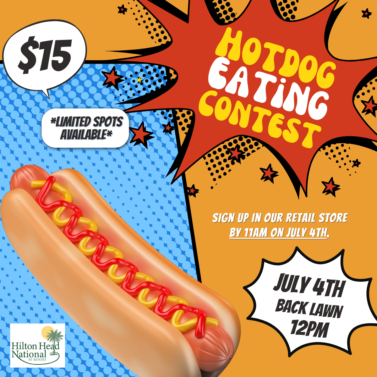 Hot Dog Eating Contest Graphic #1