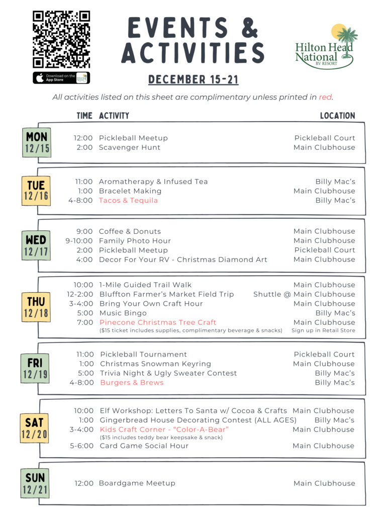 1215 1221 Activities